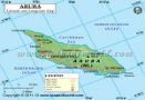 Aruba Latitude and Longitude Map