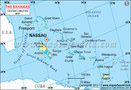 Bahamas Lat Long Map