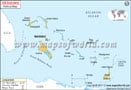 Bahamas Map in Spanish