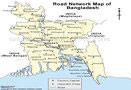 Bangladesh Road Network Map