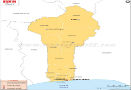 Benin Airports Map