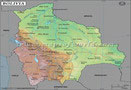 Bolivia Lat Long Map