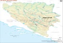 Bosnia and Herzegovina River Map