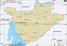 Burundi Lat Long Map