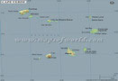 Cabo Verde Lat long Map