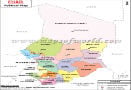 Political Map of Chad