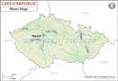 Czech Republic River Map