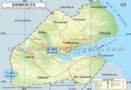 Djibouti Latitude and Longitude Map
