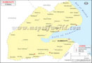 Djibouti Cities Map