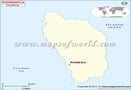 Dominica Outline Map