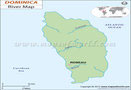 Dominica River Map
