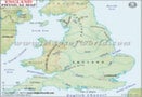 England Physical Map