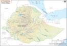 Ethiopia River Map