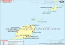 Grenada Cities Map