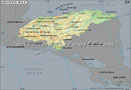 Honduras Lat Long Map