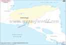 Honduras Outline Map