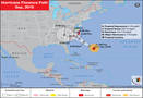 Hurricane Florence Path Map