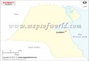 Kuwait Outline Map
