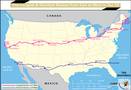 How far is east coast to west coast of the United States