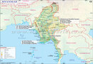 Myanmar map