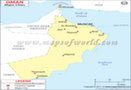 Oman Cities Map