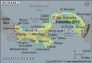 Panama Lat Long Map