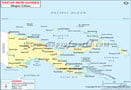 Papua New Guinea Cities Map