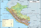 Peru Lat Long Map