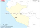 Peru Outline Map