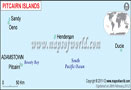 Pitcairn Island Map