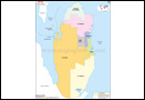 Political Map of Qatar