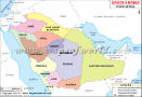 Political Map of Saudi Arabia