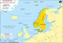 map of Scandinavian Countries