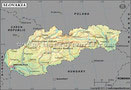Slovakia Lat Long Map