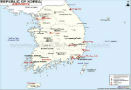 South Korea Airport Map