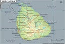 Sri Lanka Lat long Map