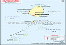 St Vincent and Grenadines Cities Map