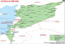 Syria Israel Map