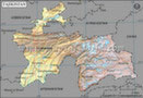 Tajikistan Latitude and Longitude Map