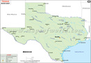 Map of Rivers in Texas