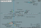 Tonga Lat Long Map