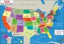 US State and Capital Map