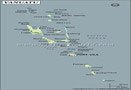 Vanuatu Lat Long Map