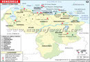 Venezuela Tourist Attractions Map