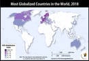 What are the most globalized countries around the world?