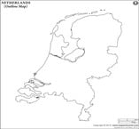 Netherlands Time Zone Map