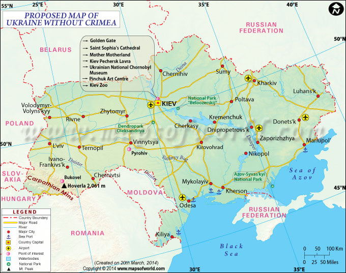Where Is Crimea Located Location Map Of Crimea