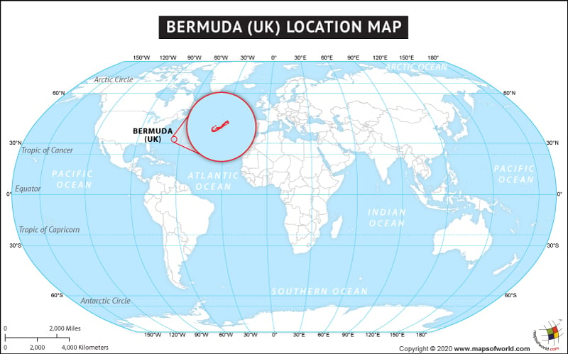 Where Is Bermuda Bermuda Location In World Map