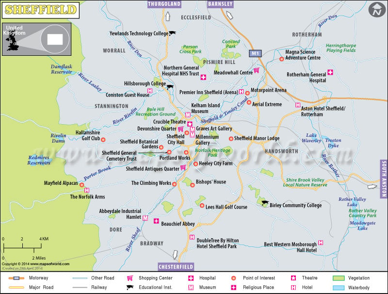 Sheffield Map