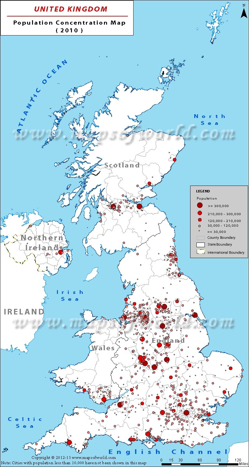 UK Population Map